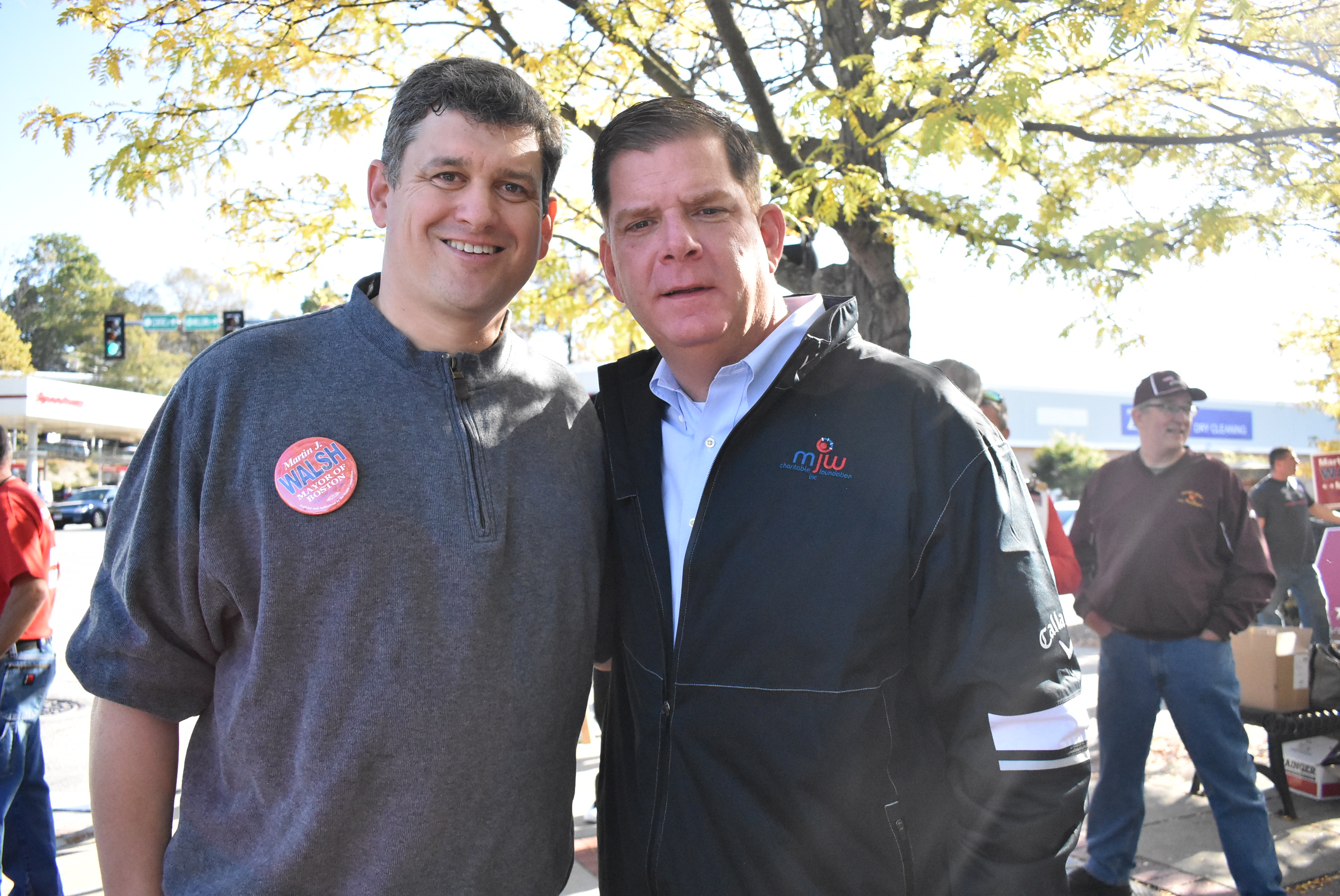 John Connolly with Marty Walsh